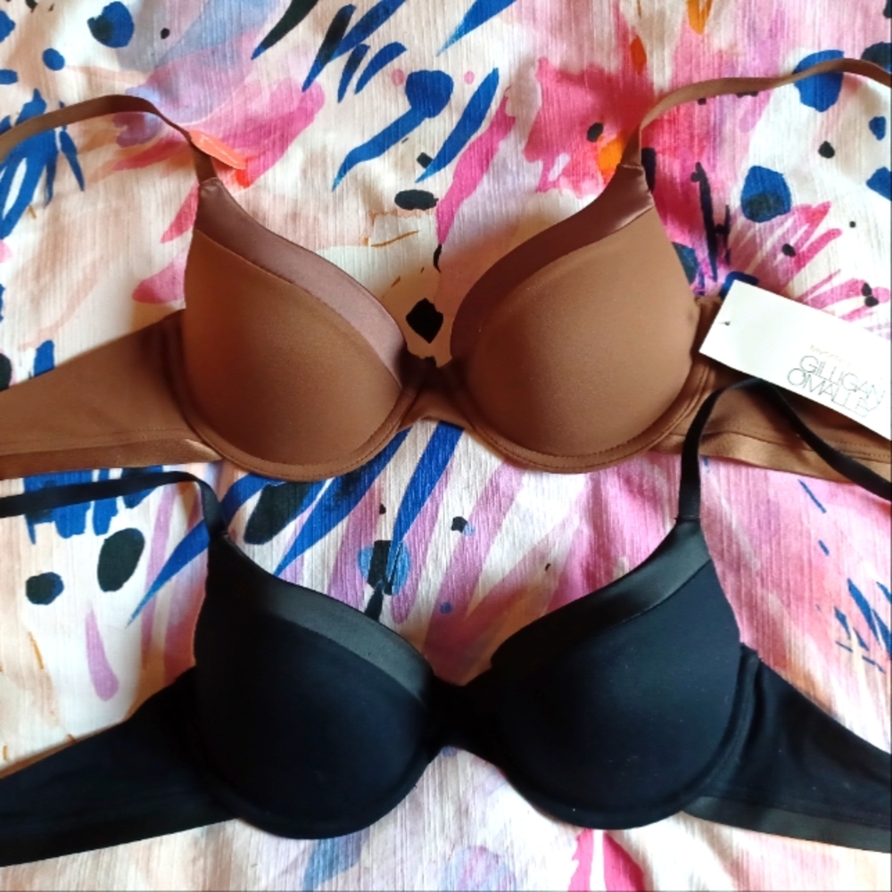 Gillian OMalley T-shirt bras (2) 34A new